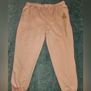 Disney Pink Track Pants Relaxed Fit Joggers